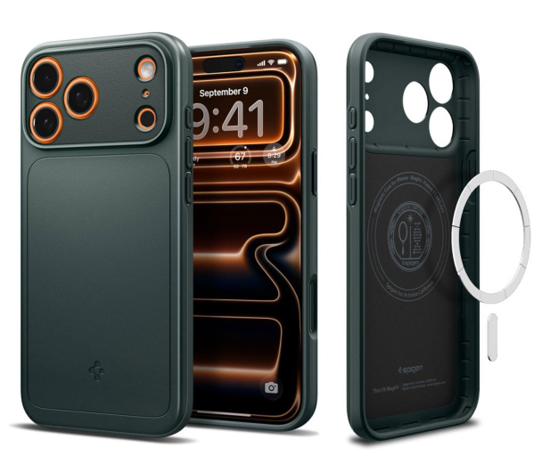 Spigen Thin Fit Mag Magsafe do Iphone 17 Pro Max Abyss Green - 1359878 - zdjęcie
